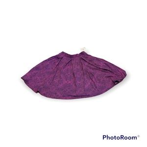 XS LuLaRoe Pleated Madison Skirt With Pockets! Striped Design Violet Navy